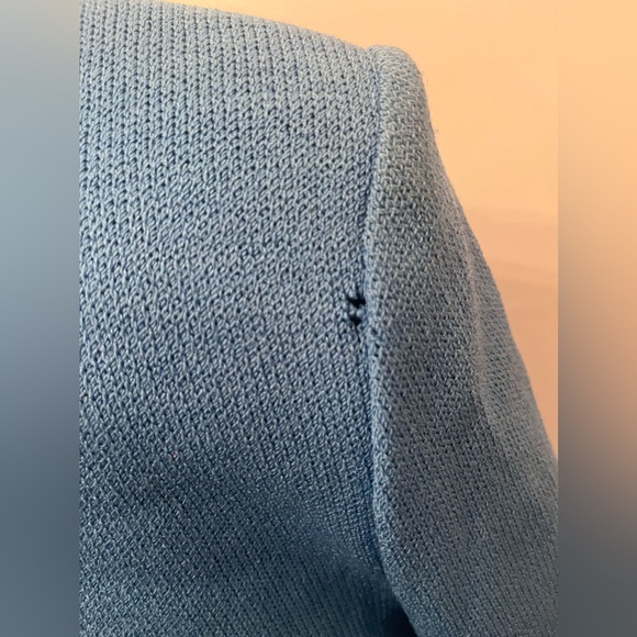 St. John Collection Zip Jacket Blue Size 8 Vintage - Picture 4 of 5